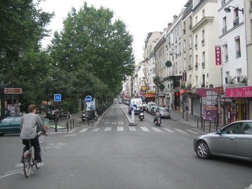 Pigalle Rotlichtviertel, Paris, Frankreich, Allee Boulevard de Clichy