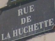 Rue de la Huchette, Paris, Frankreich,