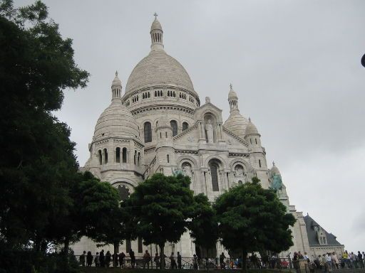 Basilika Sacré-Coeur de Montmartre, Paris, Frankreich, Außensicht
