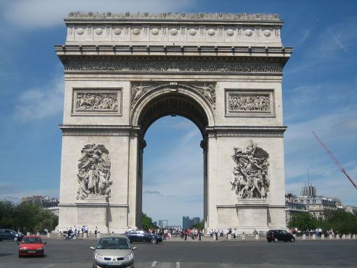 L’Arc de Triomphe, Paris, Frankreich, Triumphbogen, Place Charles de Gaulle 9, 75008 Paris