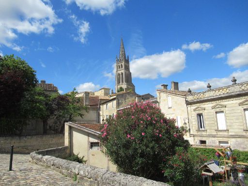 Saint-Émilion, Frankreich, Blick auf den Ort Nähe Tour du Roy