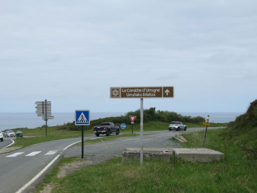 Marine K&uuml;stenbatterie Socoa West, Socoa, Frankreich, Kreuzung K&uuml;stenstra&szlig;e D 912 und D 913
