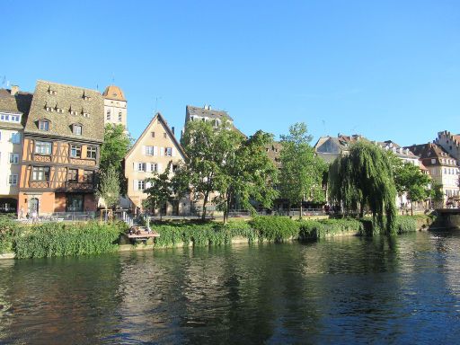 Straßburg, Frankreich, Zornmühlkanal in Höhe Liebfrauenmünster