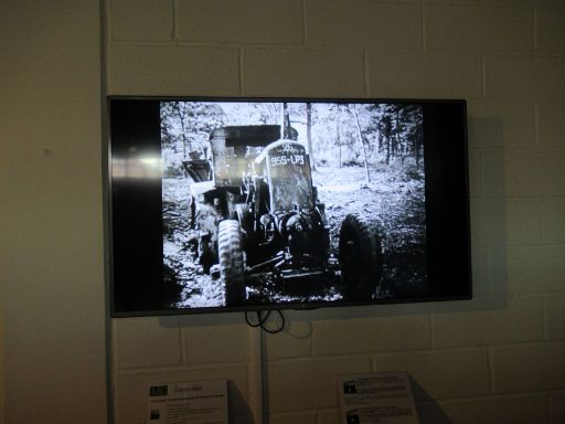 Vierzon, Frankreich, Stadtmuseum, Video Traktoren im Einsatz