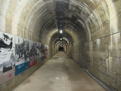 V-2 Stellung Schotterwerk Nordwest, Wizernes, Frankreich, Eisenbahntunnel ohne Gleise