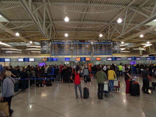 Flughafen Athen, ATH, Griechenland, Terminal Check-In Bereich