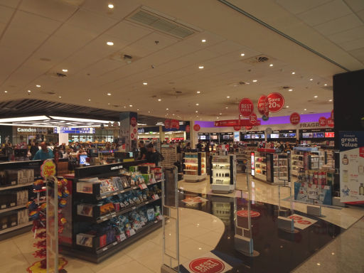 Flughafen Athen, ATH, Griechenland, Hellenic Duty Free Shop, Abflug Bereich im Satellite Terminal Building (STB)