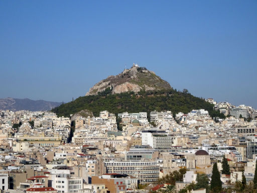 Lykabettus Aussichtspunkt, Athen, Griechenland, Ansicht Lykabettus