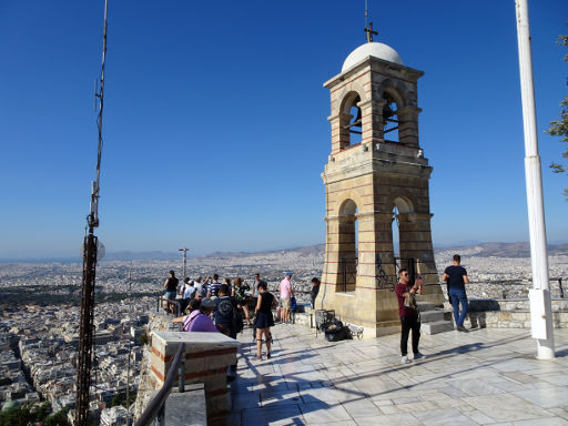 Lykabettus Aussichtspunkt, Athen, Griechenland, Aussichtspunkt