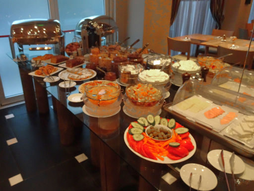 Athens Lotus Hotel, Athen, Griechenland, ein Teil vom Frühstücksbuffet