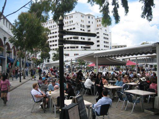 Gibraltar, Großbritannien, Casemates Square