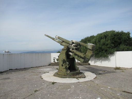 Napier of Magdala Battery, Gibraltar, 3.7 inch Luftabwehrkanone