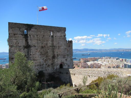 The Moorish Castle, Gibraltar, Zugang zur Burg