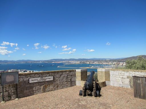 The Moorish Castle, Gibraltar, Queen Charlottes Battery 1727