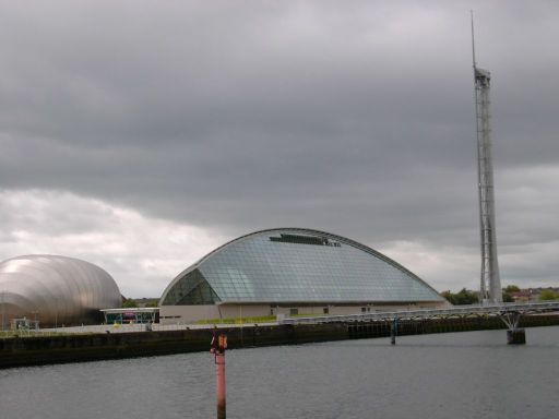 Glasgow, Großbritannien, Clydeport, Wissenschaftscenter, IMAX Kino und Glasgow Tower