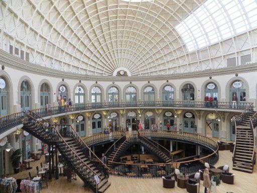 Leeds Corn Exchange, Leeds, Großbritannien, ovale Halle