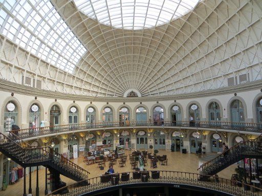 Leeds Corn Exchange, Leeds, Großbritannien, ovale Halle