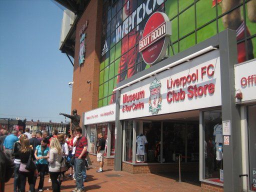 Liverpool, Großbritannien, Liverpool FC Museum & Tour Centre and Club Store