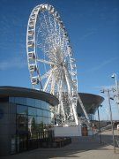 Liverpool, Großbritannien,Echo Arena und Riesenrad