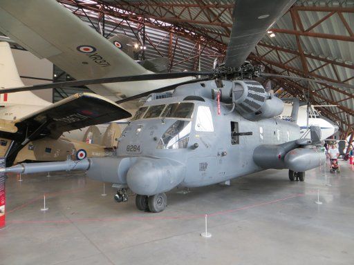 Royal Air Force Museum, Cosford, Großbritannien, Sikorsky S-65/HH-53C-SI oder Stallion