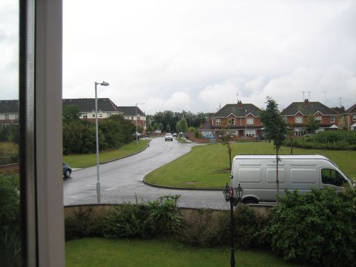 Abbey Vale Bed and Breakfast, Swords, Dublin, Irland, Gästezimmer mit Ausblick aus dem Fenster