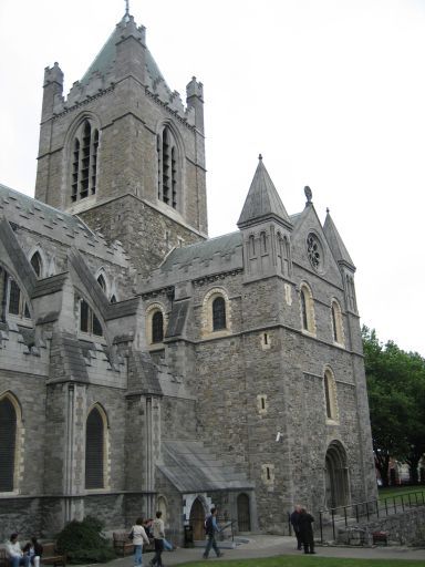 Dublin, Irland, Christ Church Cathedral Außenansicht