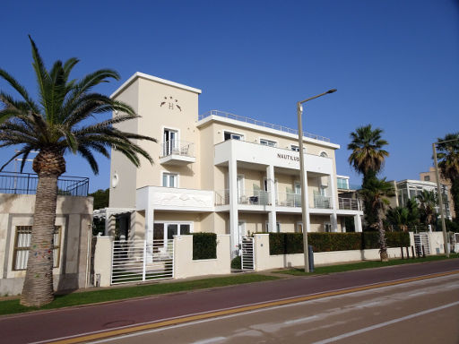 Hotel Nautilus, Cagliari, Poetto, Italien, Außenansicht an der Viale Poetto 158