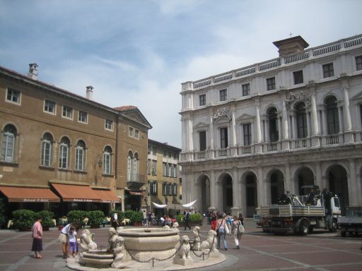 Bergamo, Italien, Piazza Vecchia