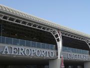Flughafen Cagliari Elmas, CAG, Italien, Terminal Außenansicht