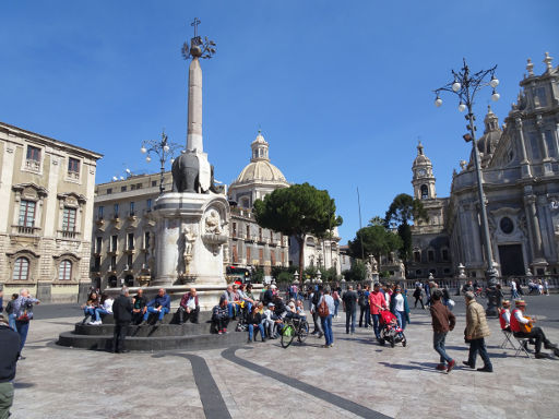 Catania, Italien, Fontana dell’Elefante