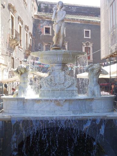 Catania, Italien, Fontana dell’Amenano