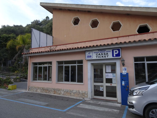 Mietwagen Rundreise, Catania, Italien, Funivia di Taormina geschlossene Talstation