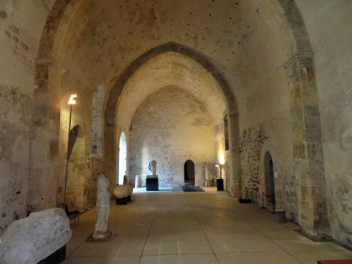 Stadtmuseum Burg Ursino, Catania, Italien, Saal im Erdgeschoß