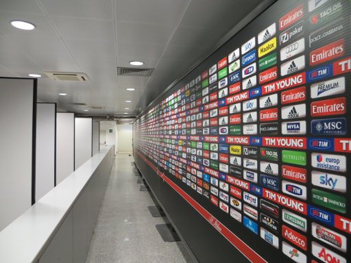 San Siro Stadion, Mailand, Italien, Presse