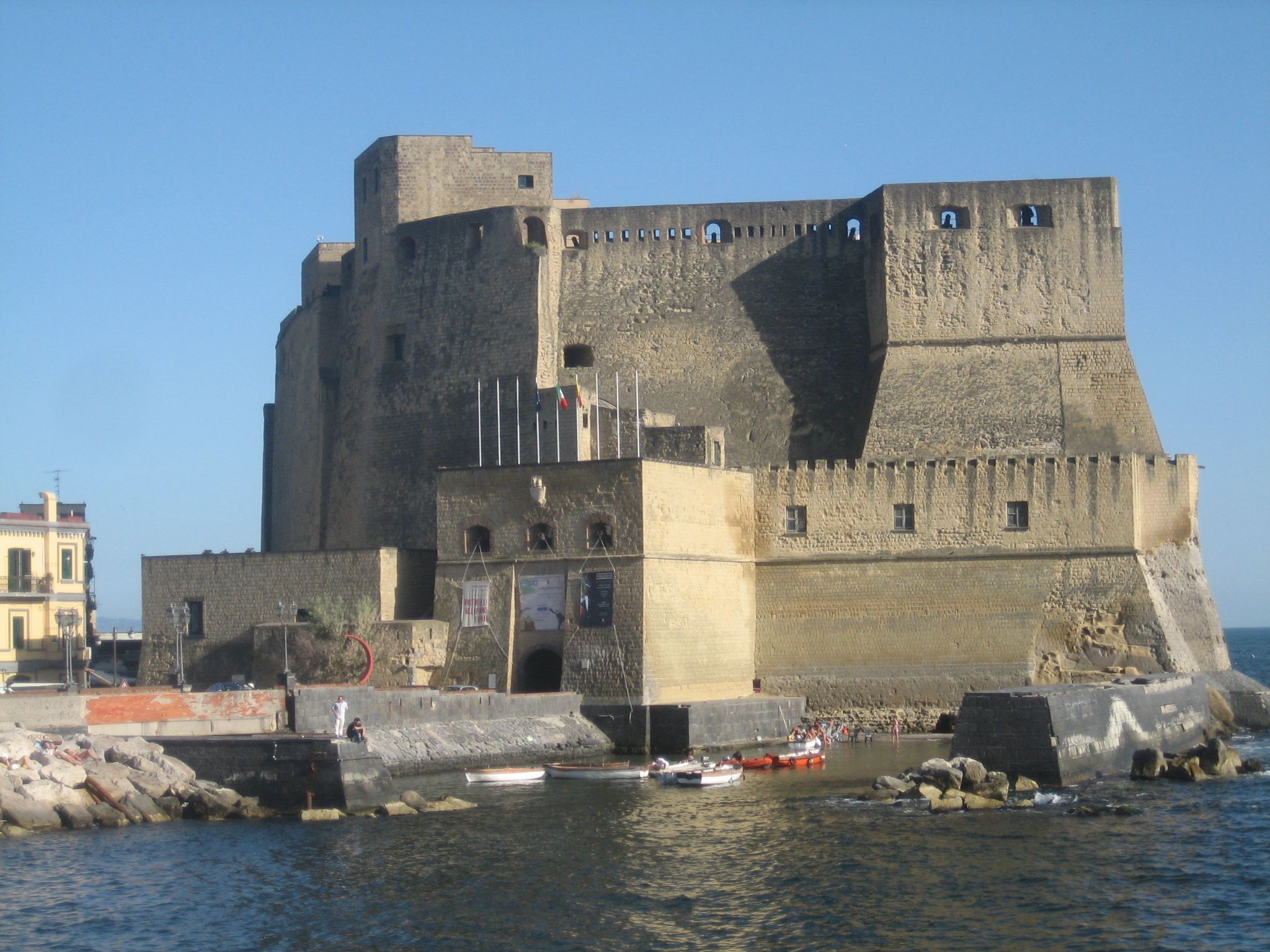 Neapel, Italien, Castel dell’Ovo