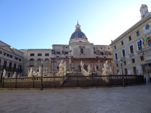 Palermo, Italien, Fontana Pretoria