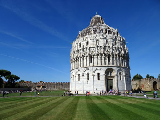 Turm, Kathedrale und Taufkirche, Pisa, Italien, Taufkirche