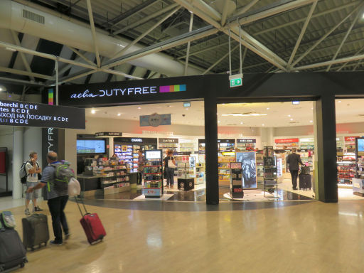 Flughafen Rom, FCO, Italien, aelia Duty Free Abflug Bereich