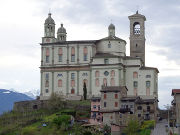 Santuario della Santa Casa Lauretana, Tresivio, Italien, Außenansicht in Tresivio