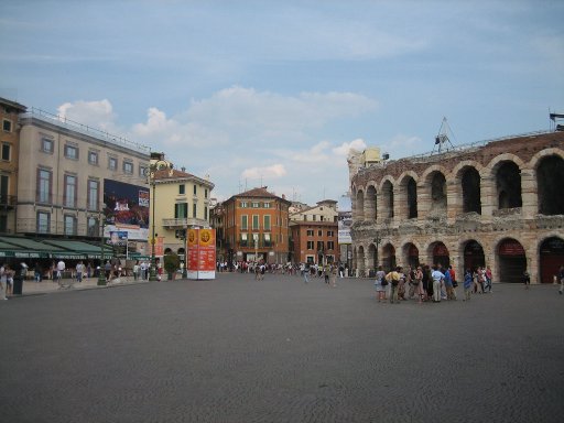 Verona, Italien, Arena am Piazza Bra