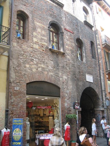 Verona, Italien, Casa Capuleti / Julia Haus