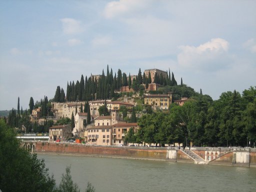 Verona, Italien, Castel San Pietro