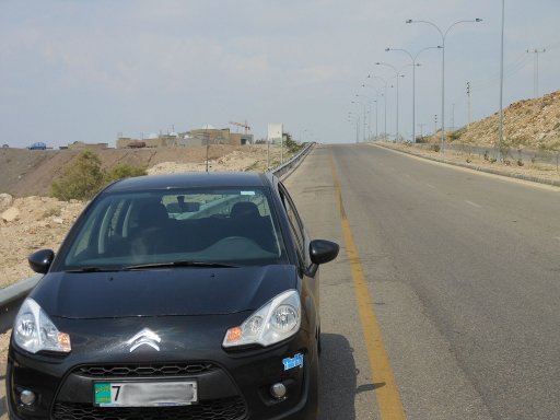 Rundreise Mietwagen, Jordanien, Küstenstraße totes Meer