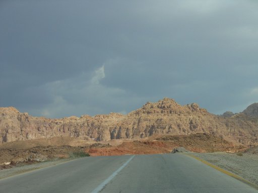 Rundreise Mietwagen, Jordanien, Gebirge bei At Tafila