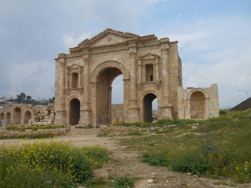 Rundreise Mietwagen, Jordanien, Hadriansbogen