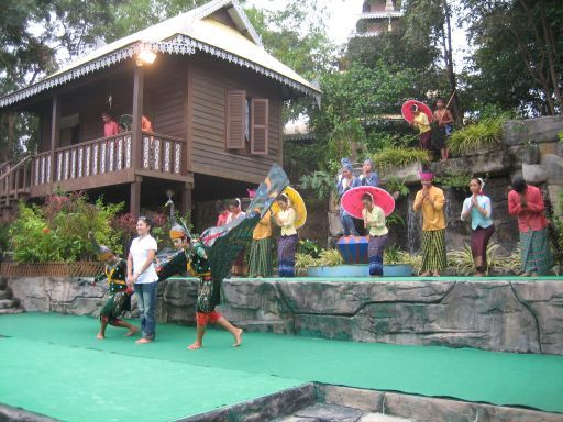 Cambodian Cultural Village, Siem Reap, Kambodscha, Kola Dorf