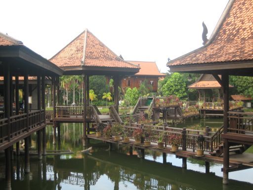 Cambodian Cultural Village, Siem Reap, Kambodscha, Schwimmendes Dorf