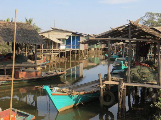 Kampot, Kambodscha, Captain Chim’s Grand Kampot Tour, Fischerdorf