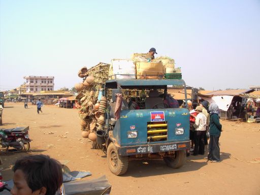 Rattanakiri, Kambodscha, Marktplatz