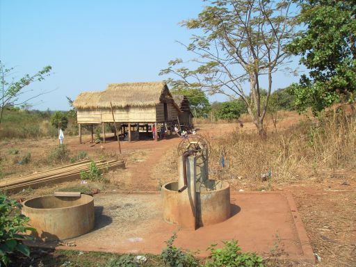 Rattanakiri, Kambodscha, typisches Dorf